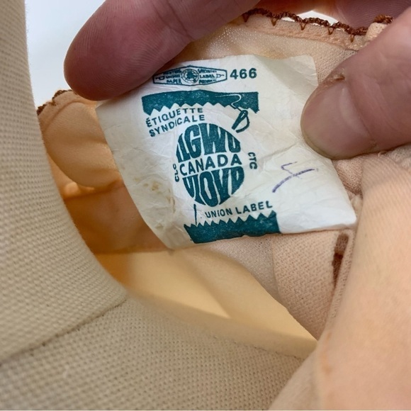 VINTAGE 70s Pink Prairie Dress Cottage Secretary Ruffle Neck Long Sleeves S/M - Picture 8 of 13